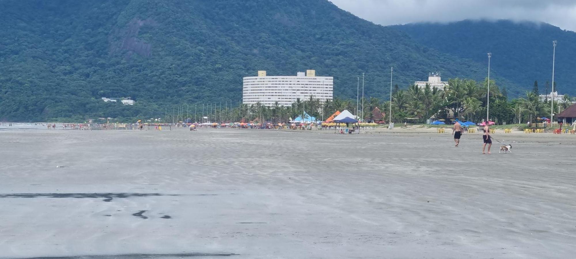 Apto Em Frente Ao Mar - Predio Redondo Peruíbe Esterno foto